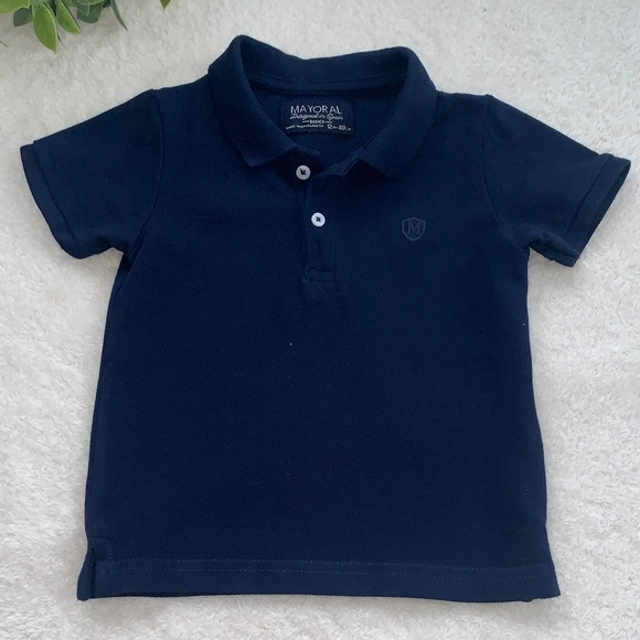 Mayoral Other - Mayoral Navy Blue Polo Shirt 12M Boys EUC